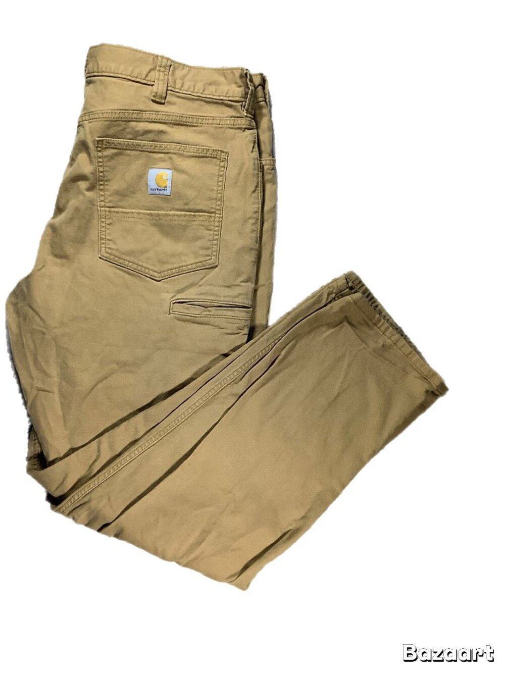 Carhartt Relaxed Fit Straight Leg Work Pants Men’s 38x32 Utility Tan